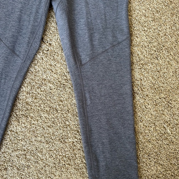 Outdoor Voices leggings. Excellent condition. Blue/grey heathered color. Size L - Picture 2 of 10